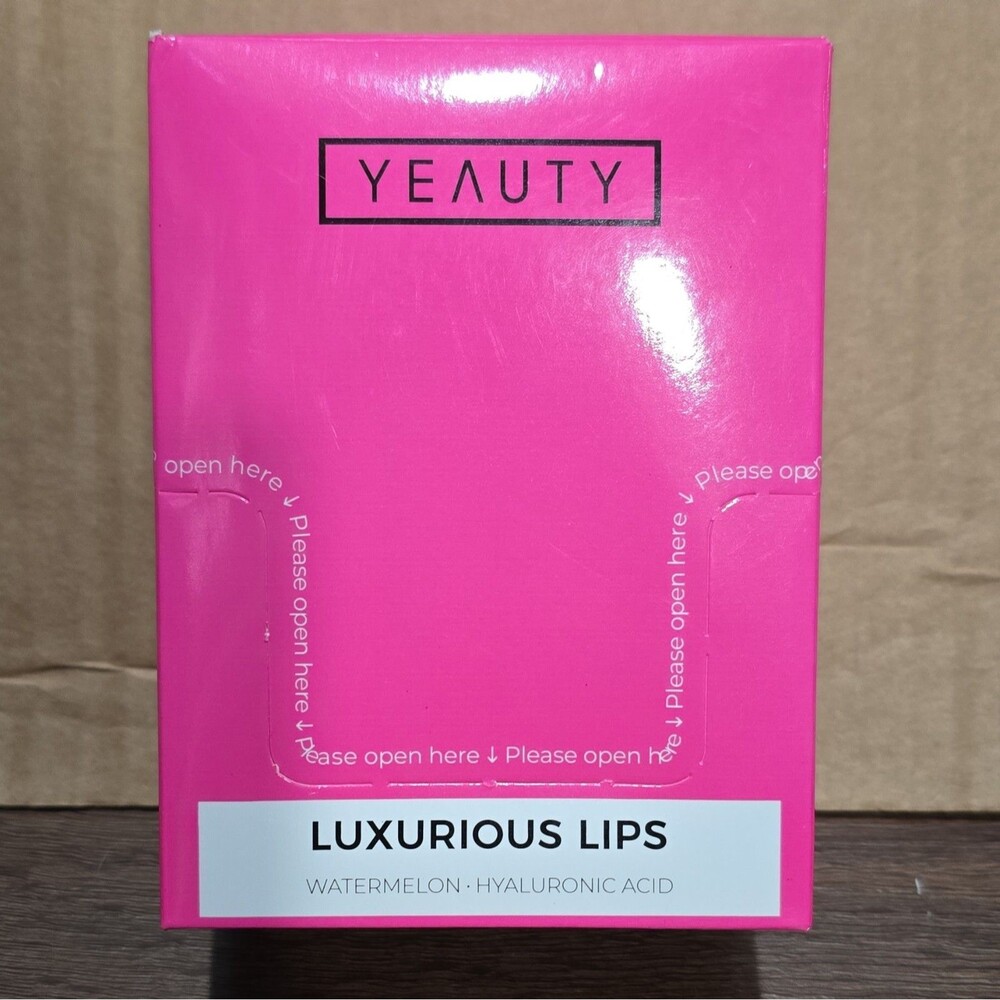 YEAUTY Luxurious Lips Hydrogel Lip Mask Watermelon Hyaluronic Acid 25 Count